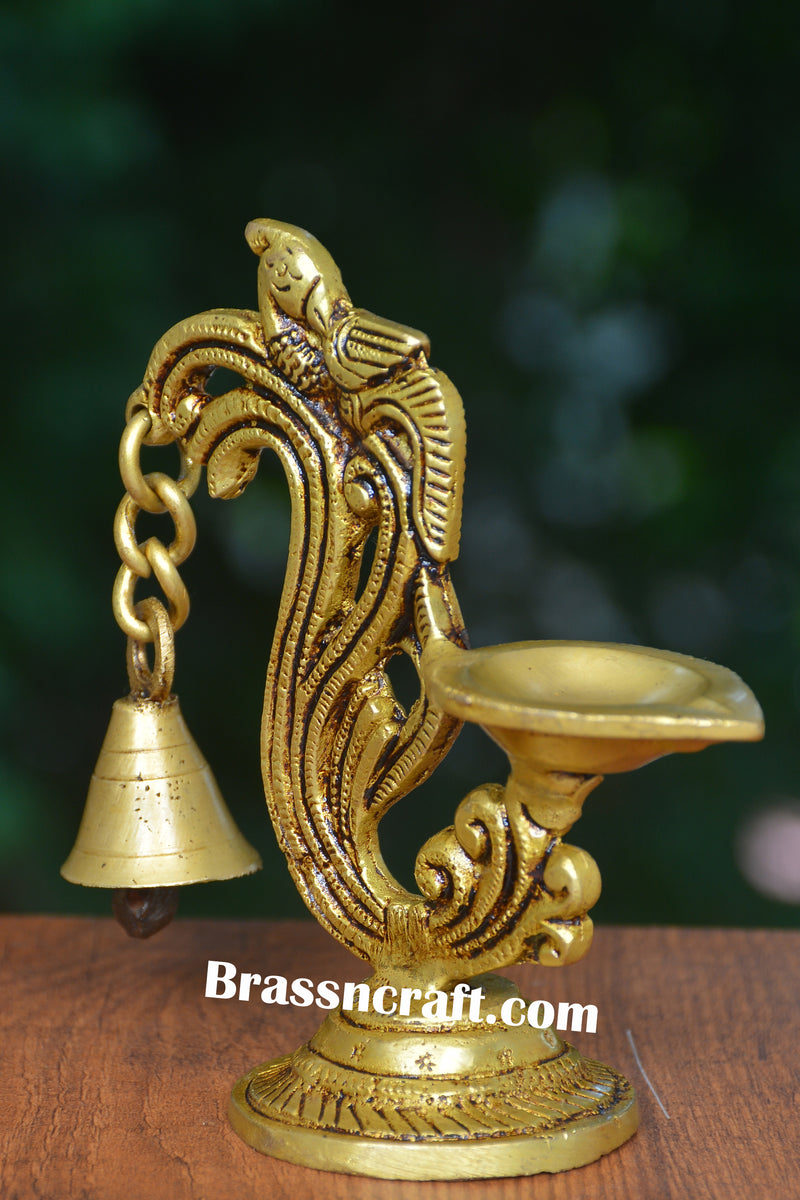 Brass Anna Deepak With Gol Base