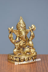 Brass Lord Ganesh Idol