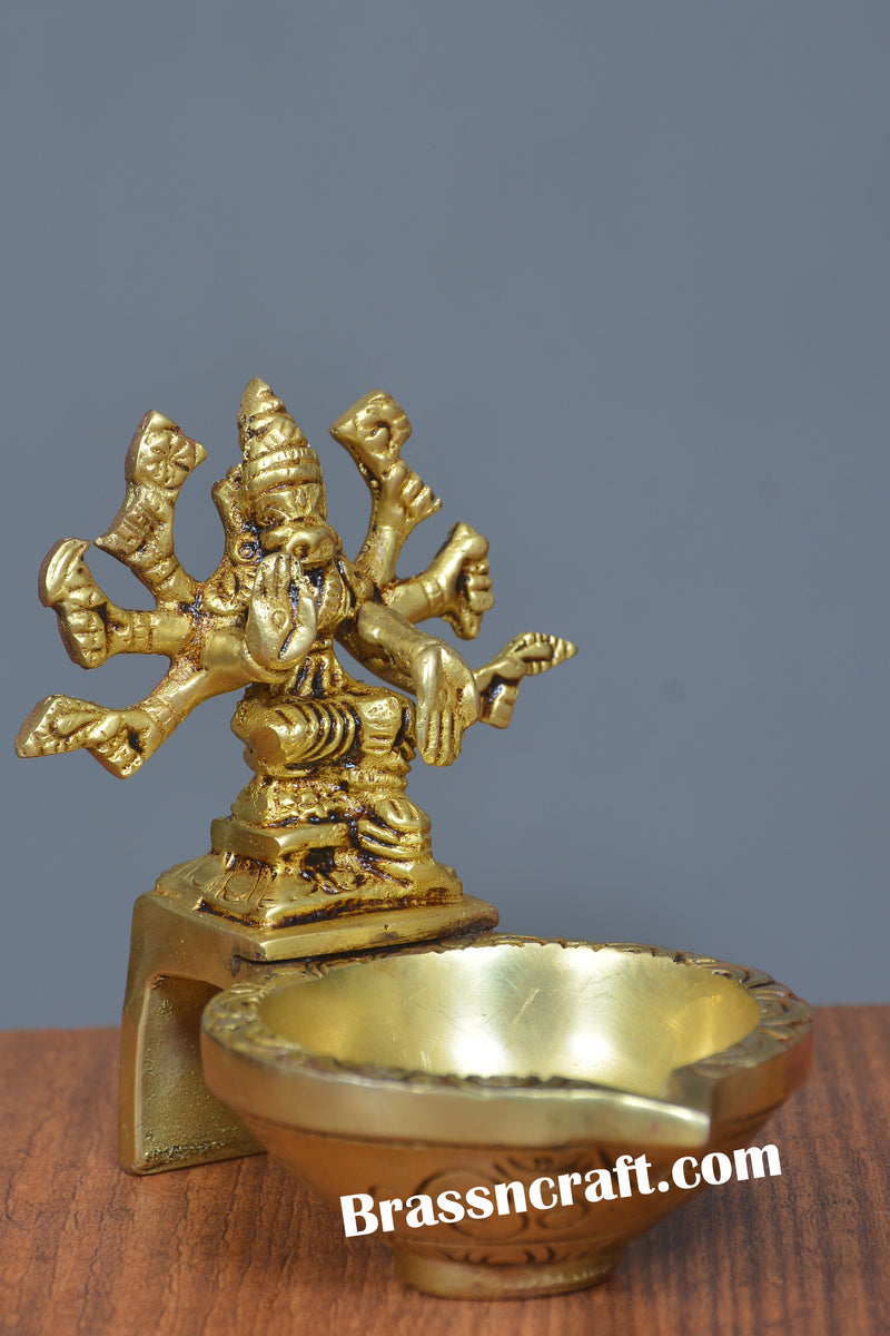 Varahi With Round Deepak