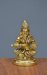 Brass Sitting Annapurna Idol