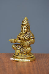Brass Sitting Annapurna Idol