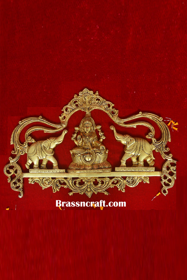 Wall Hanging Laxmi With Elephant