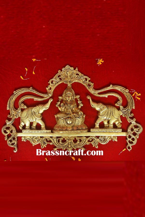 Wall Hanging Laxmi With Elephant