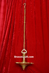 Hanging Brass Oil Lamp