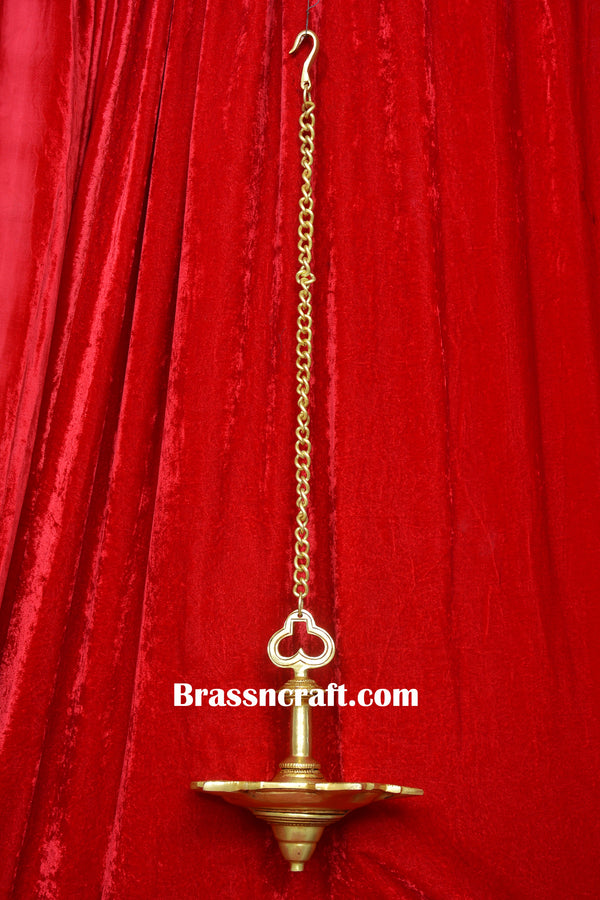Hanging Brass Oil Lamp