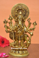 Brass Drishti Ganesh