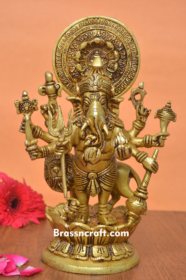 Brass Drishti Ganesh