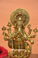 Brass Drishti Ganesh