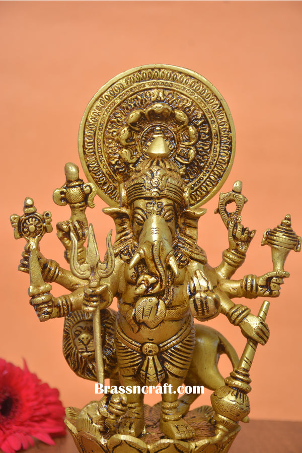 Brass Drishti Ganesh