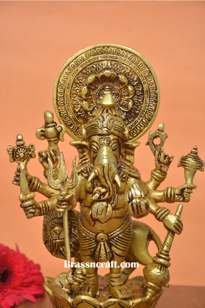 Brass Drishti Ganesh