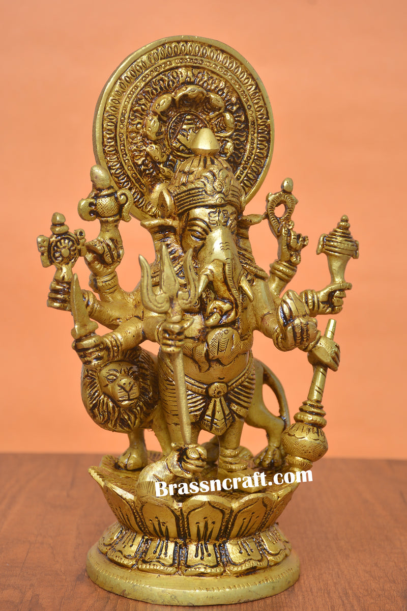 Brass Drishti Ganesh