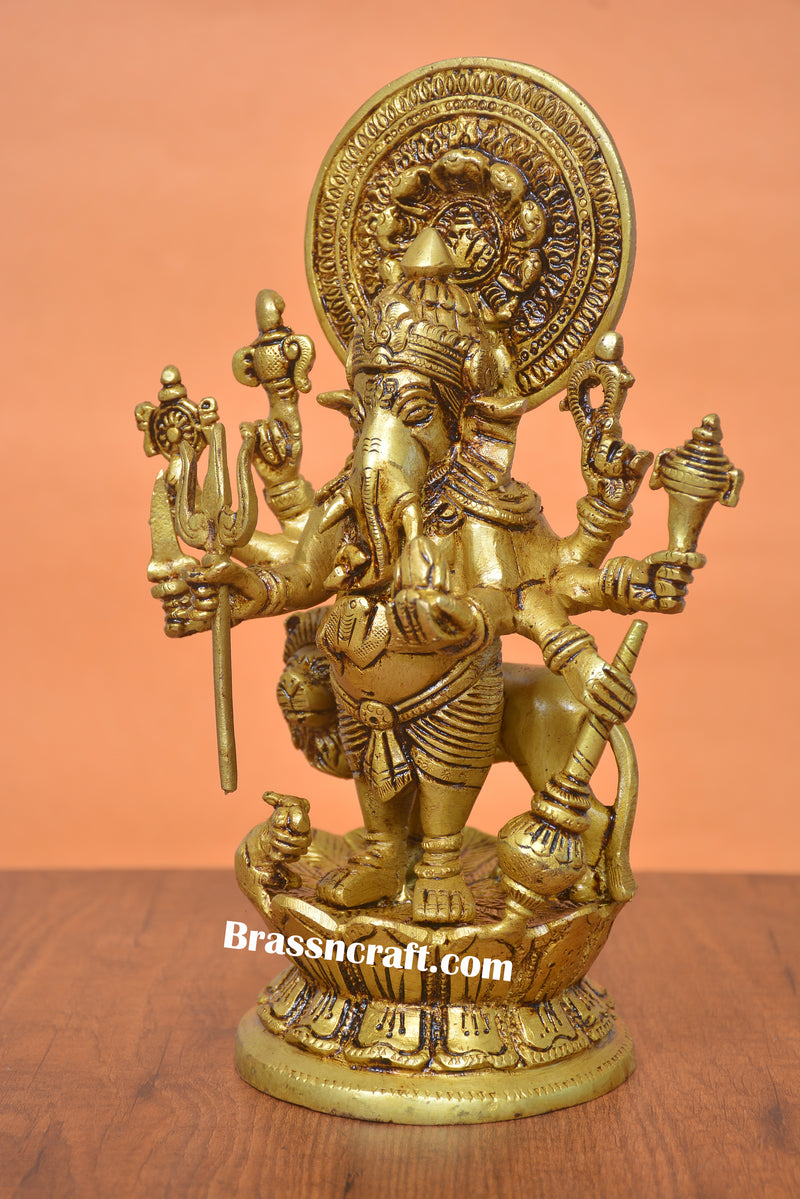 Brass Drishti Ganesh