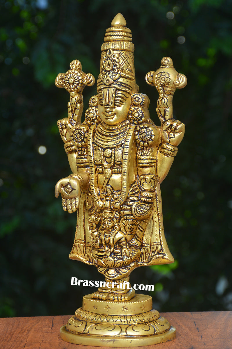 Brass Standing Round  Balaji Laxmi