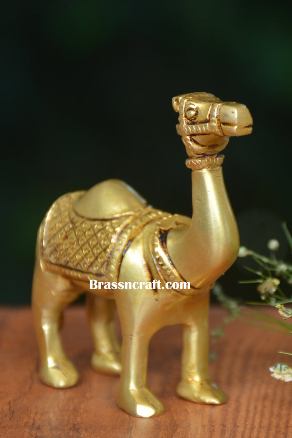 Brass Standing Camel