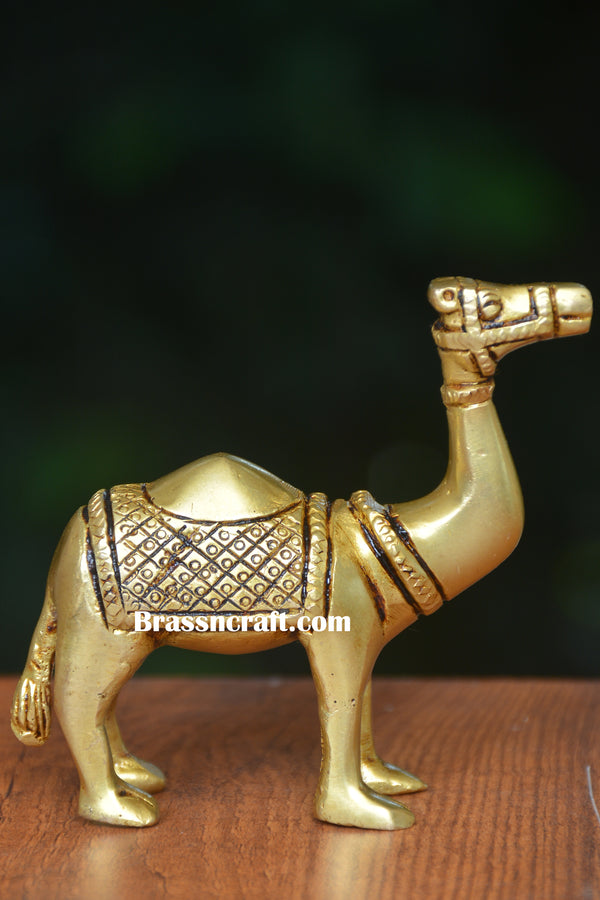 Brass Standing Camel