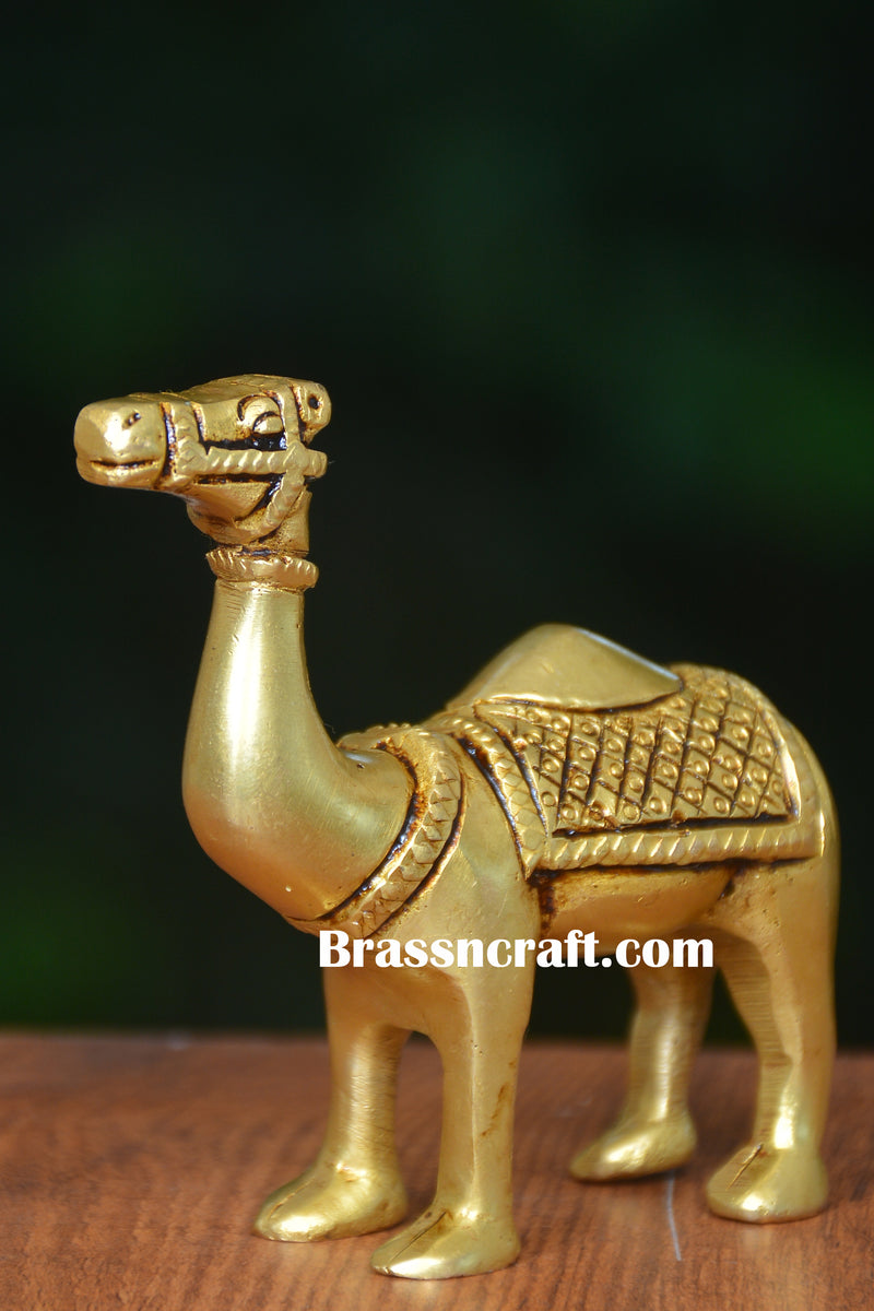 Brass Standing Camel