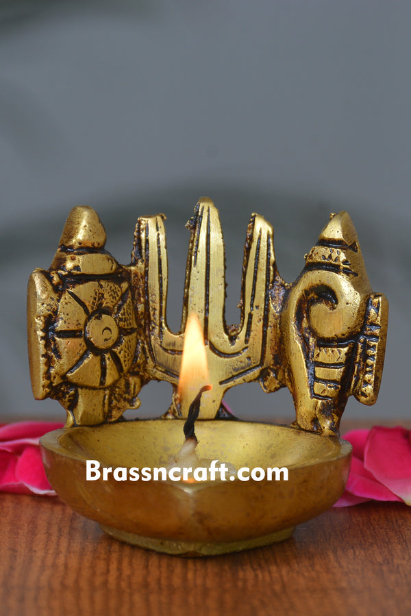Shankh Chakra Trishul Deepak