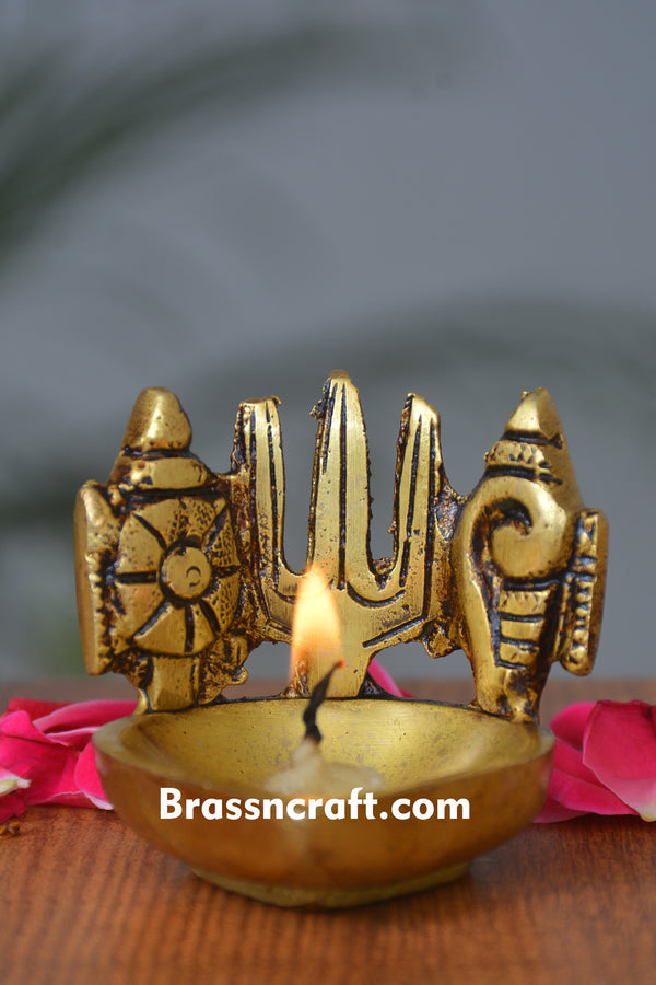 Shankh Chakra Trishul Deepak