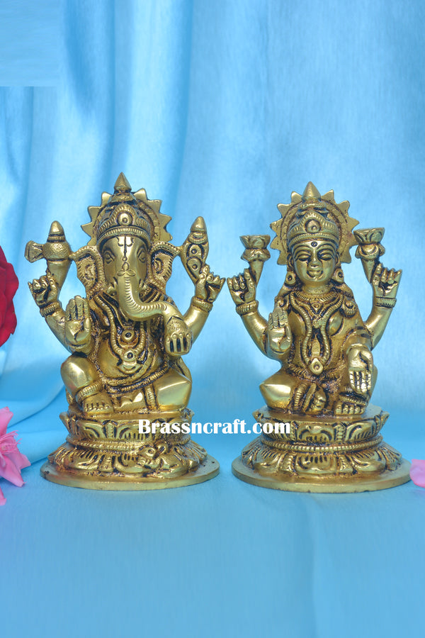 Brass Laxmi Ganesh
