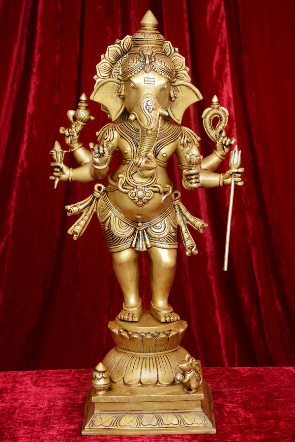 STANDING KAMAL CHOKI GANESH