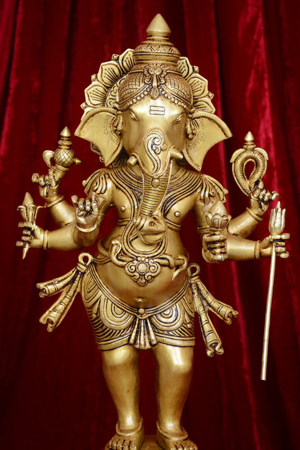 STANDING KAMAL CHOKI GANESH