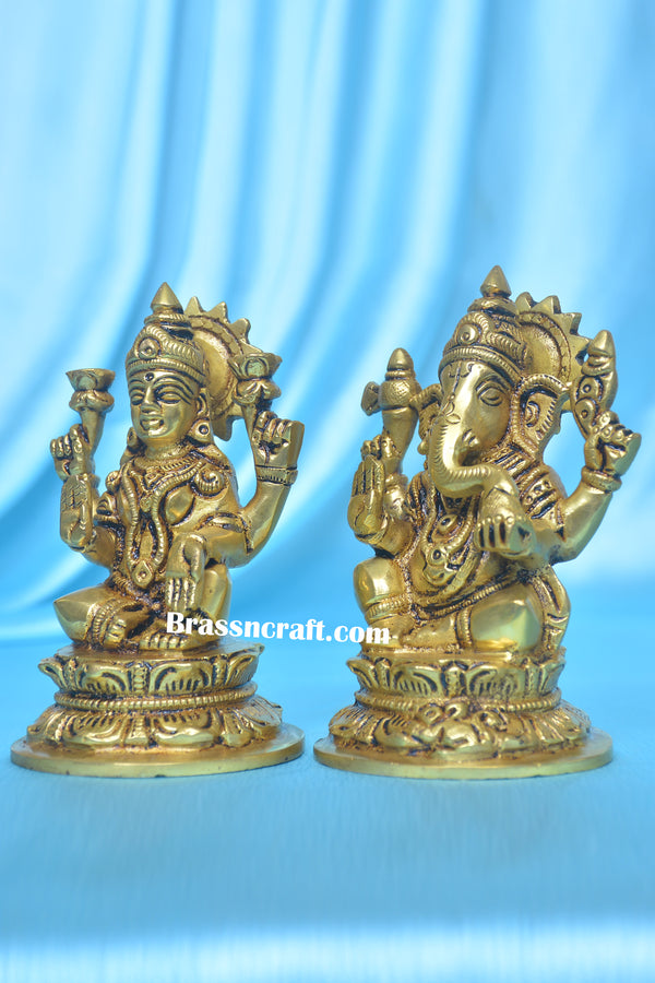 Brass Laxmi Ganesh