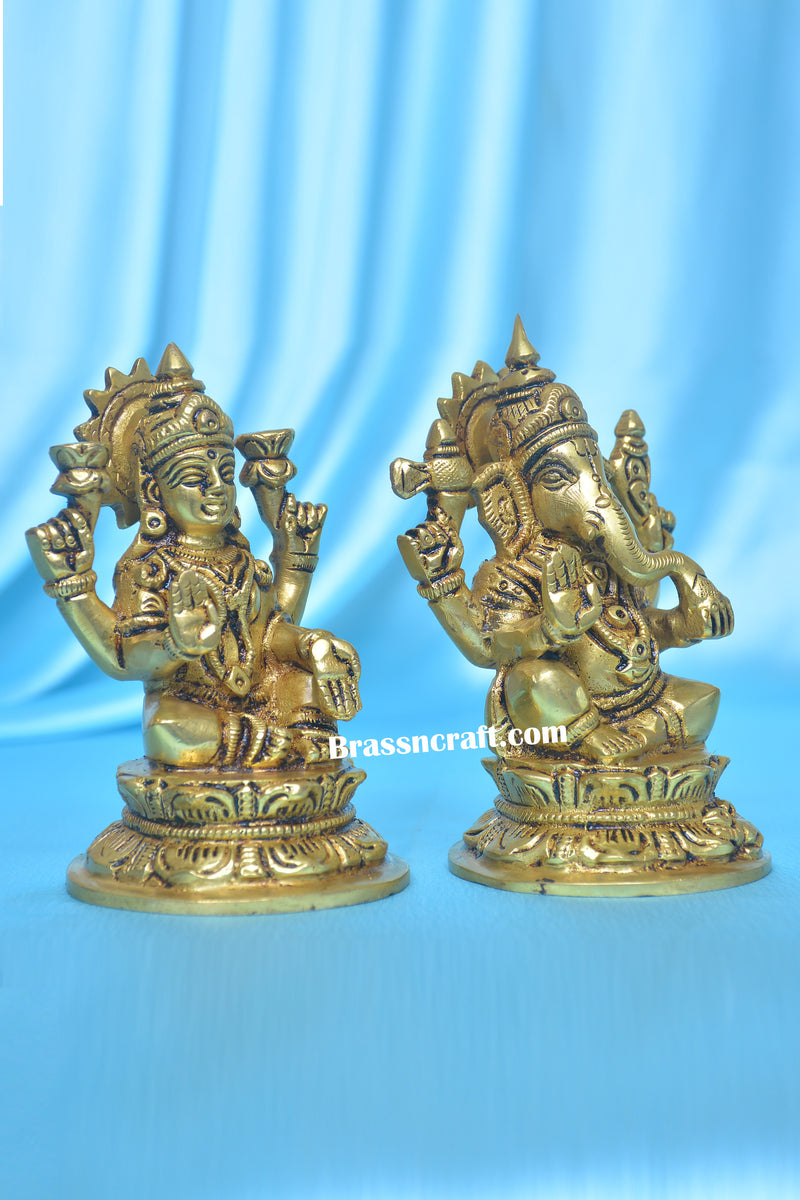 Brass Laxmi Ganesh