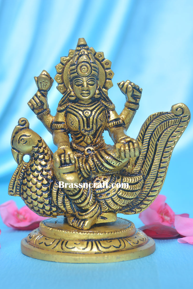 Brass Idol Duck Gayatri