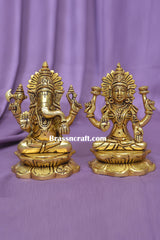 Brass Kamal Laxmi Ganesh