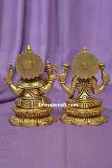 Brass Kamal Laxmi Ganesh