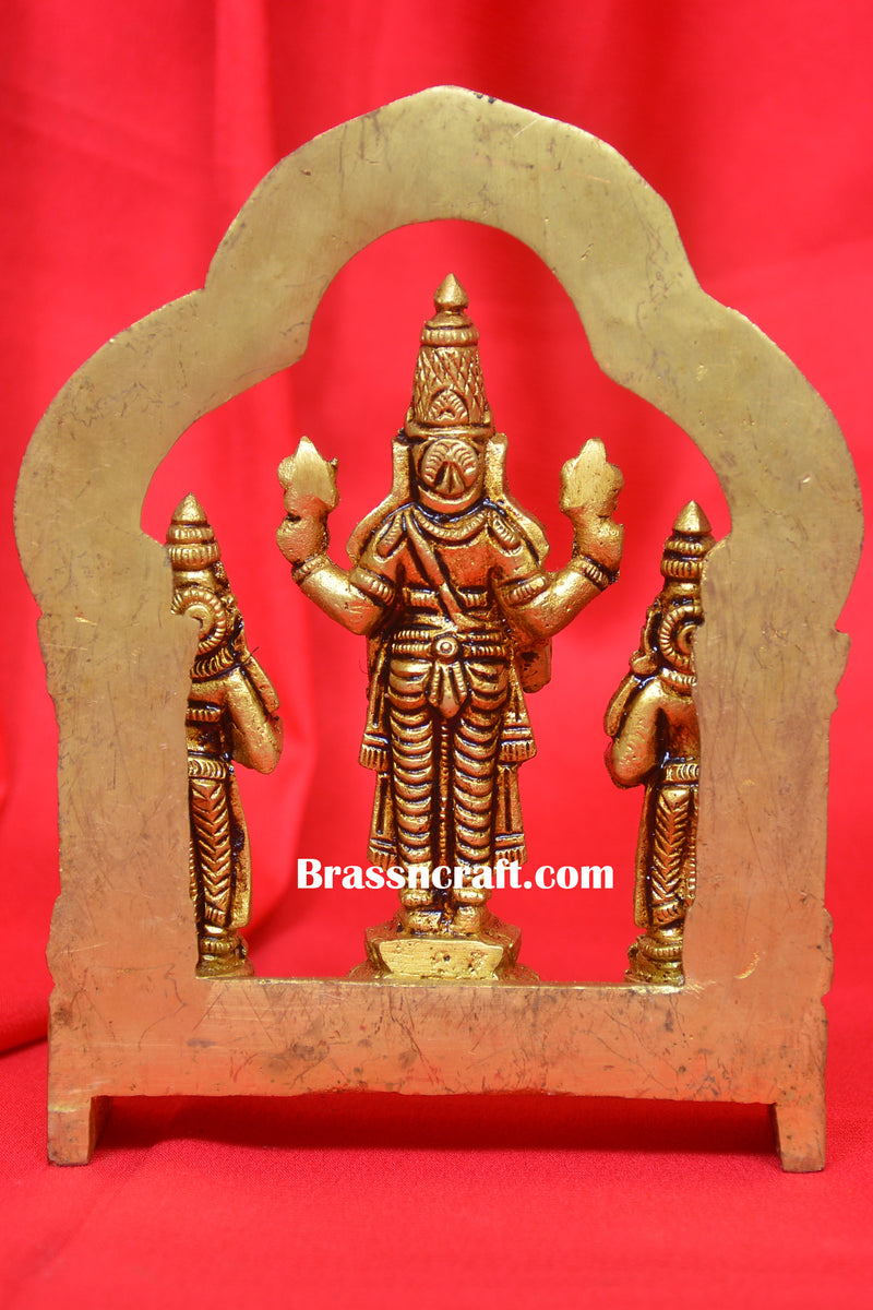 Brass Frame Balaji with Alli & Balli