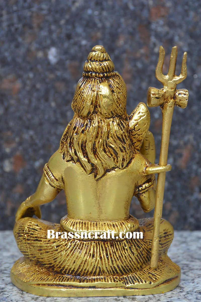 Brass Shiva