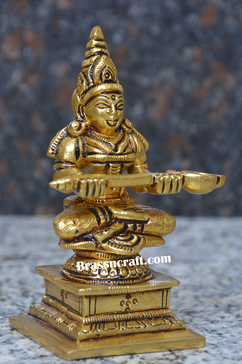 Brass Square Base Annapurna