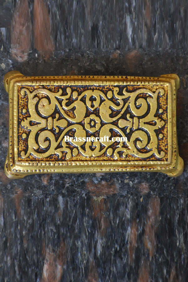 Brass chowki for pooja