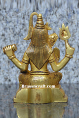 Brass shiva