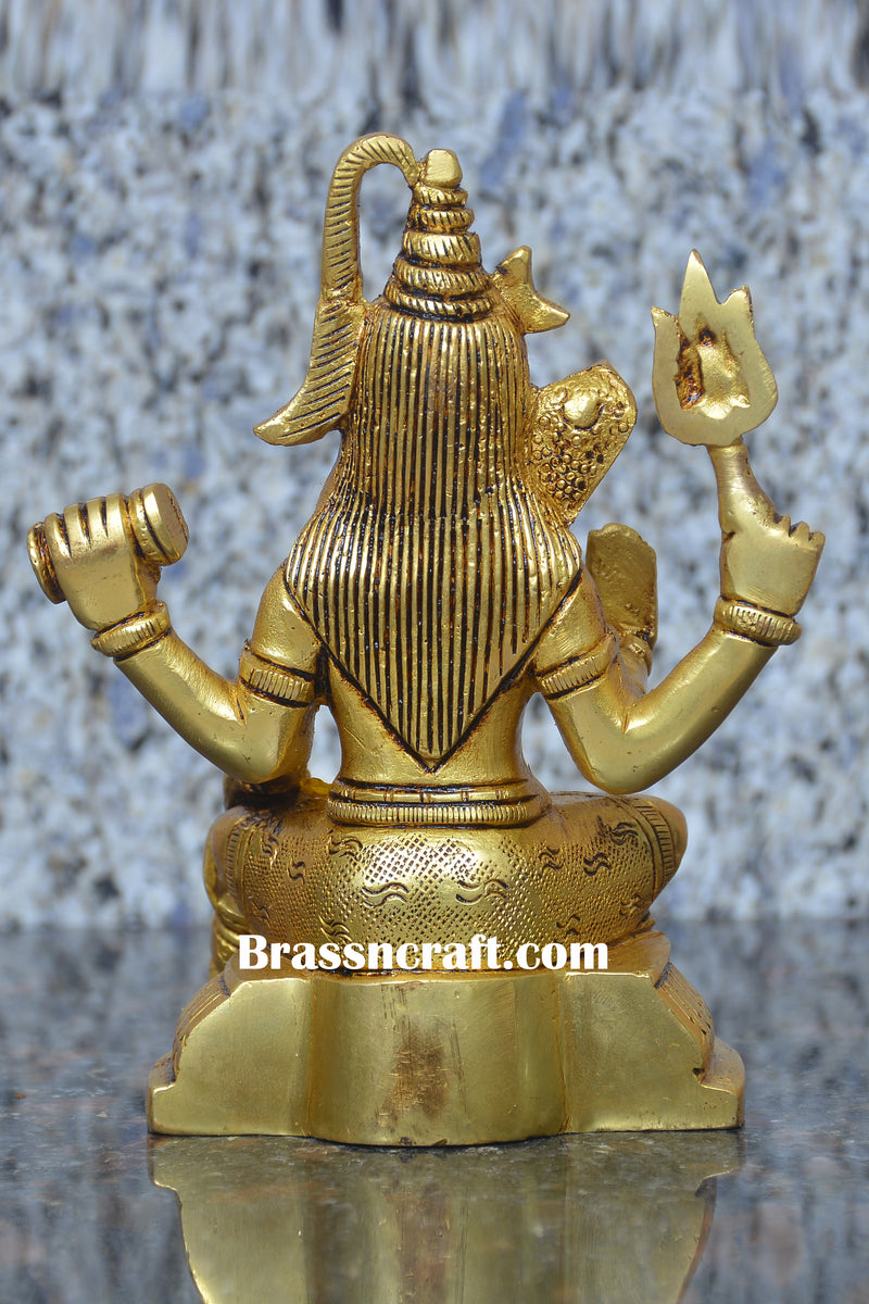 Brass shiva