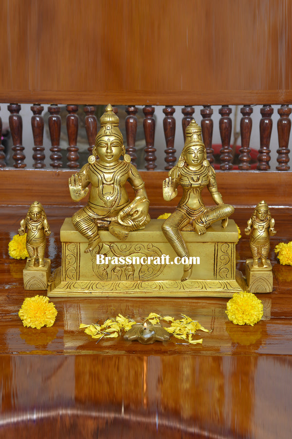 Brass Sitting Kuber Laxmi