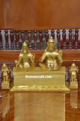 Brass Sitting Kuber Laxmi