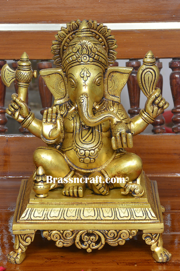 Brass Choki Ganesh