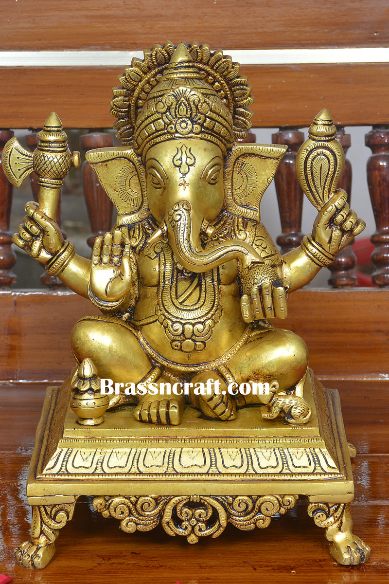 Brass Choki Ganesh