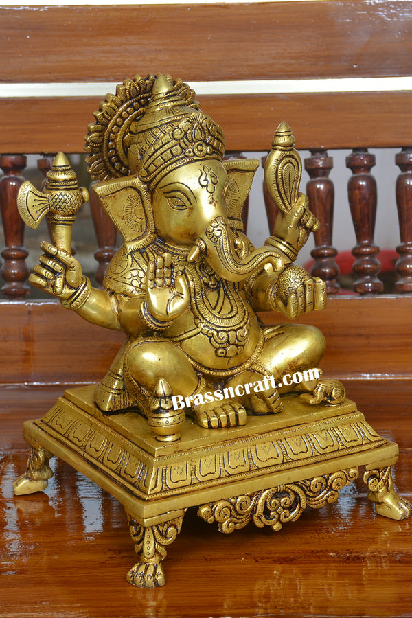 Brass Choki Ganesh