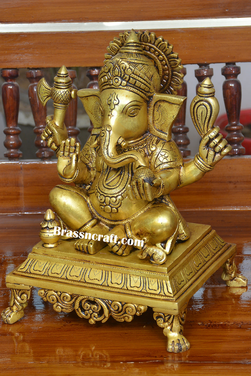 Brass Choki Ganesh