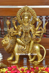 Brass Durga Base