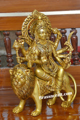 Brass Durga Base