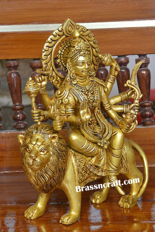 Brass Durga Base