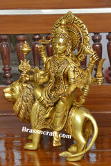 Brass Durga Base