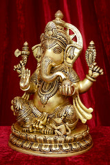 ROUND BASE GANESH