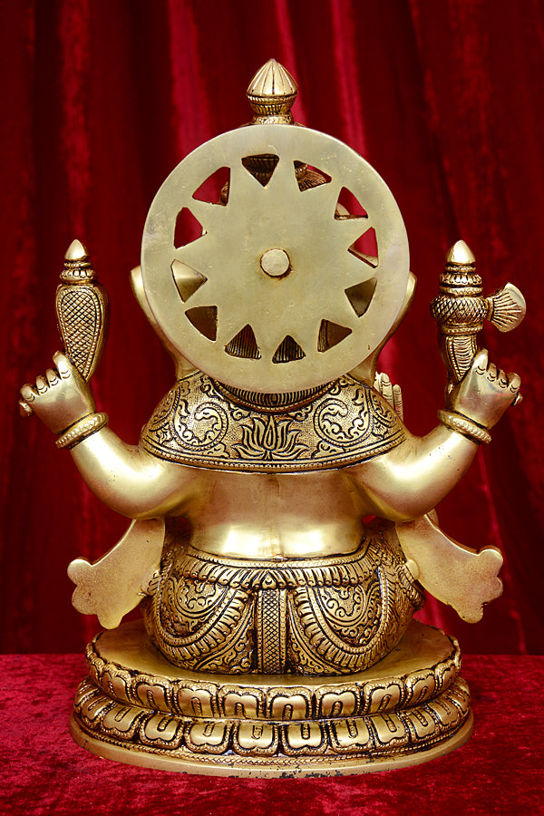 ROUND BASE GANESH