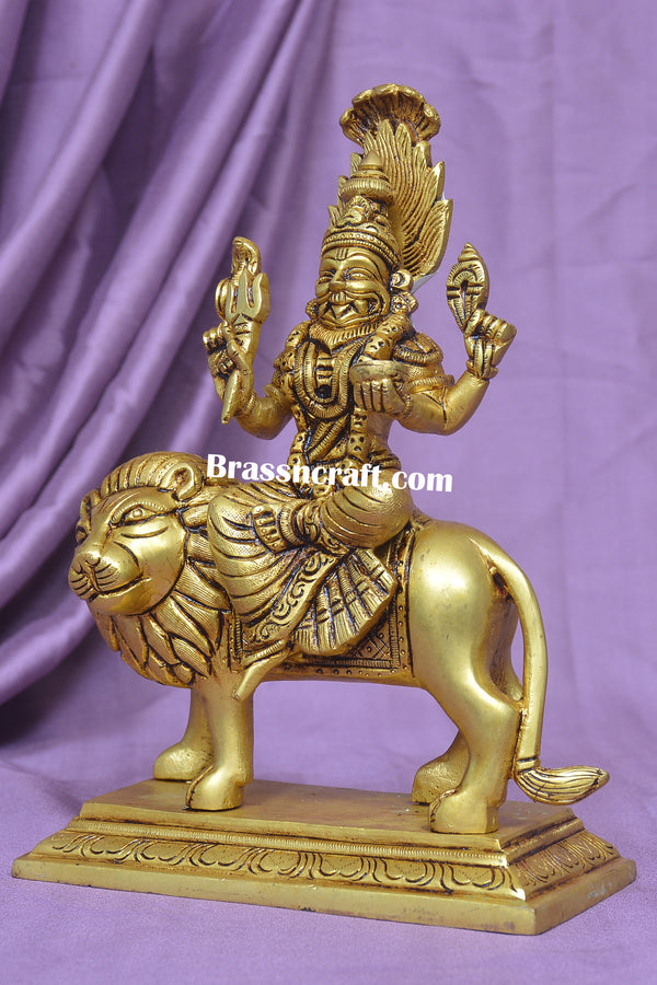 Brass Pratinga  devi Statue