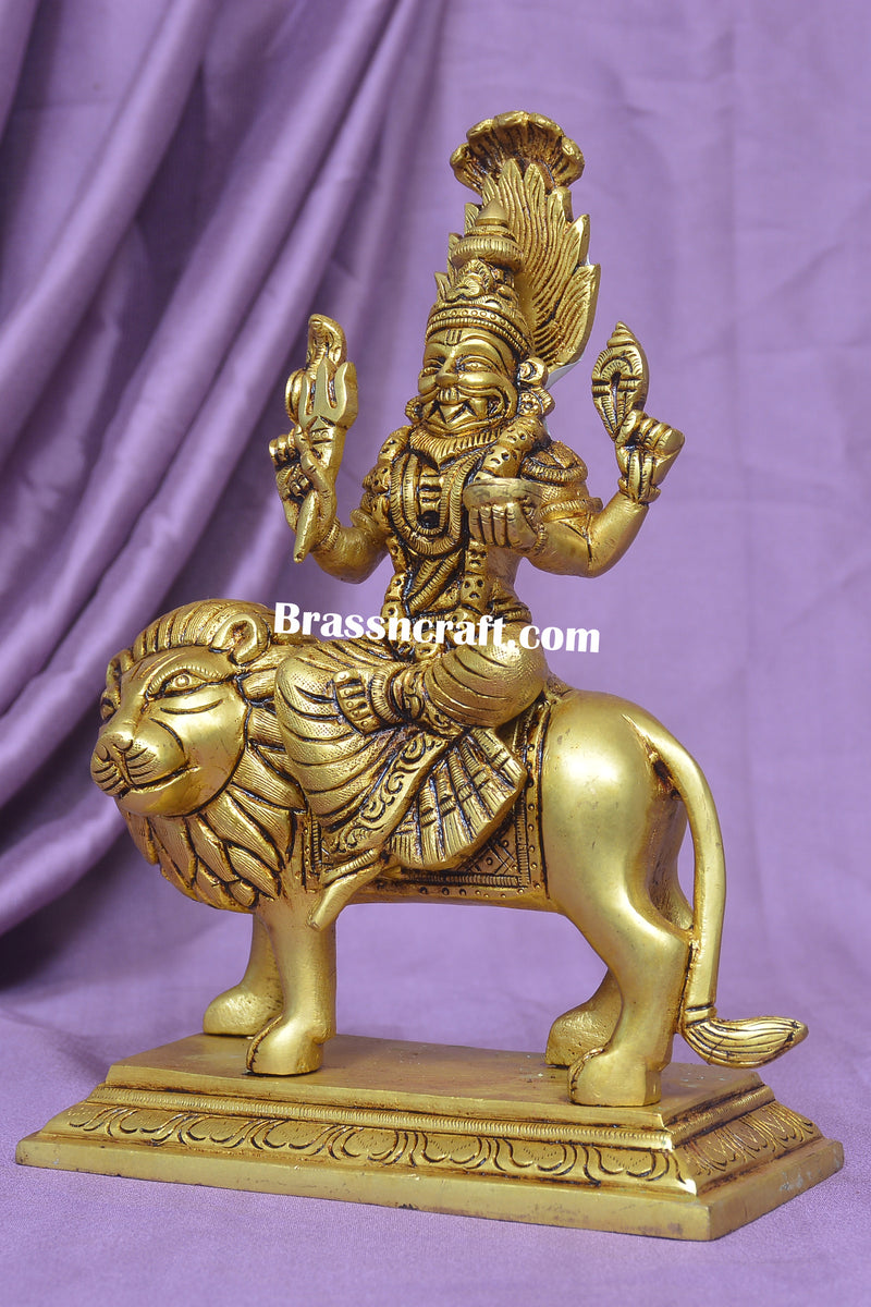Brass Pratinga  devi Statue